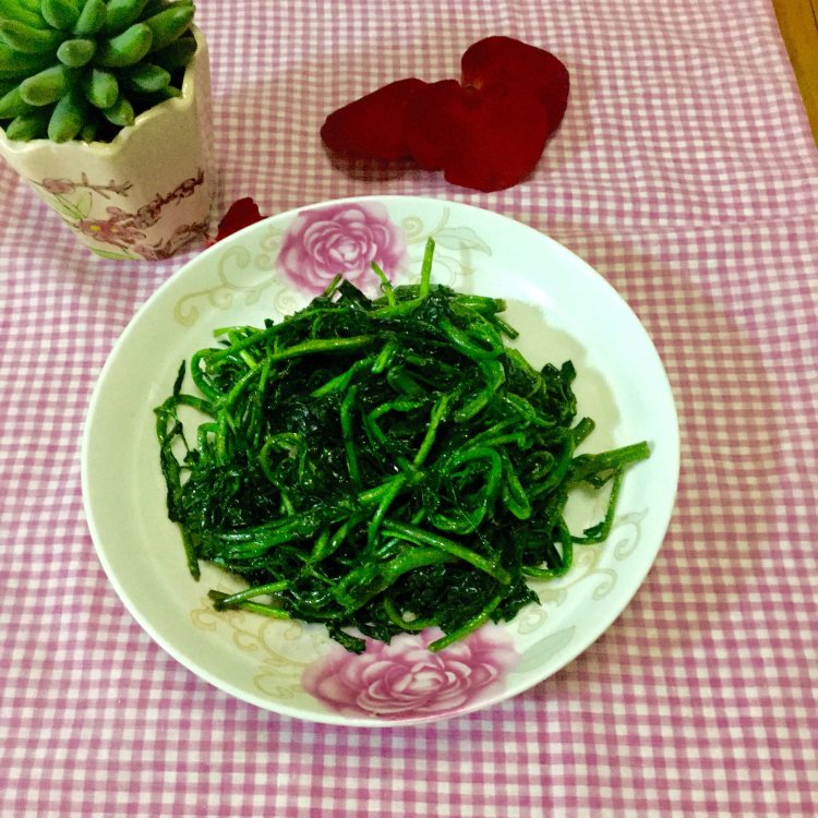 清炒西洋菜步骤8