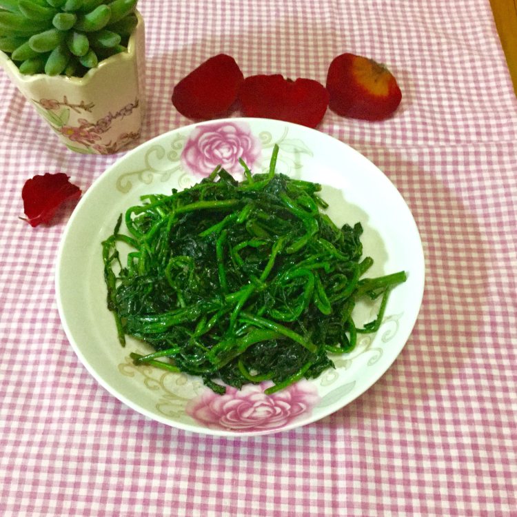 清炒西洋菜步骤10