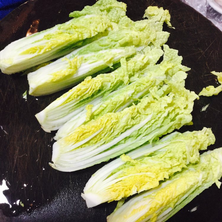 鸡丝娃娃菜步骤2