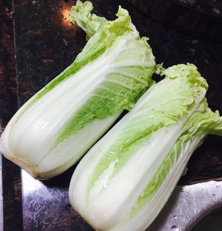 鸡丝娃娃菜步骤1