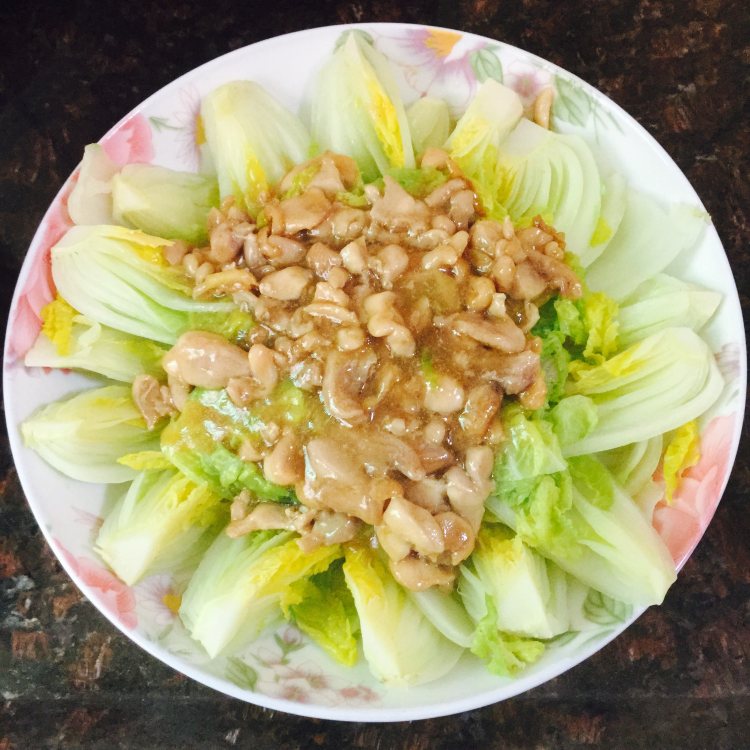 鸡丝娃娃菜步骤18