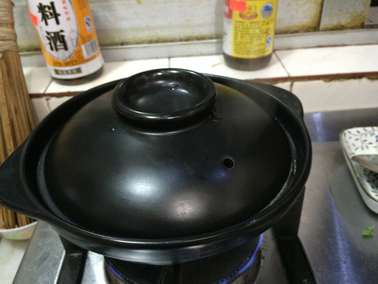 芥菜芋头腊肉煲步骤10