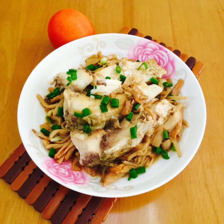 芋蒙干焖鱼腩步骤15