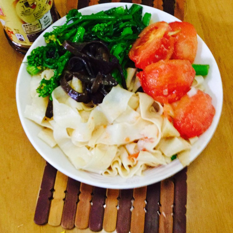 番茄青菜面步骤16