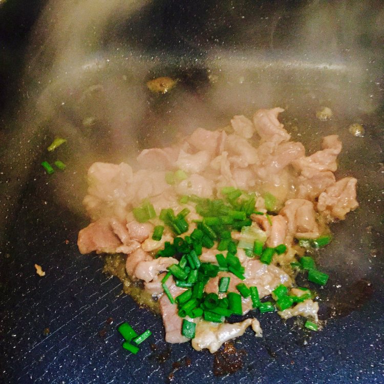 肉炒豇豆步骤11