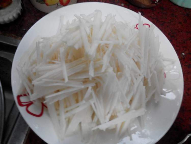牛肉炒葛薯步骤1