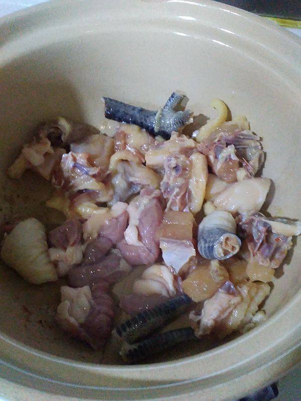 鲜鸡杂菇煲步骤5
