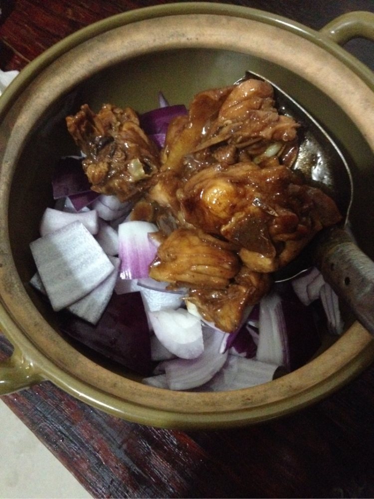 啫啫鸡煲步骤11