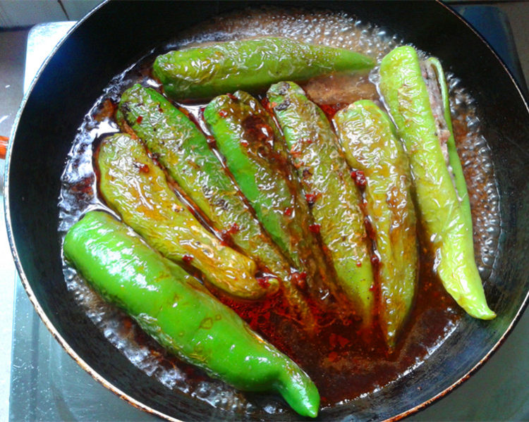 肉酿青椒步骤9