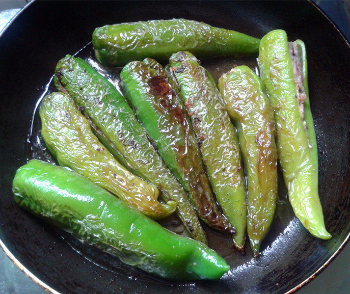 肉酿青椒步骤8