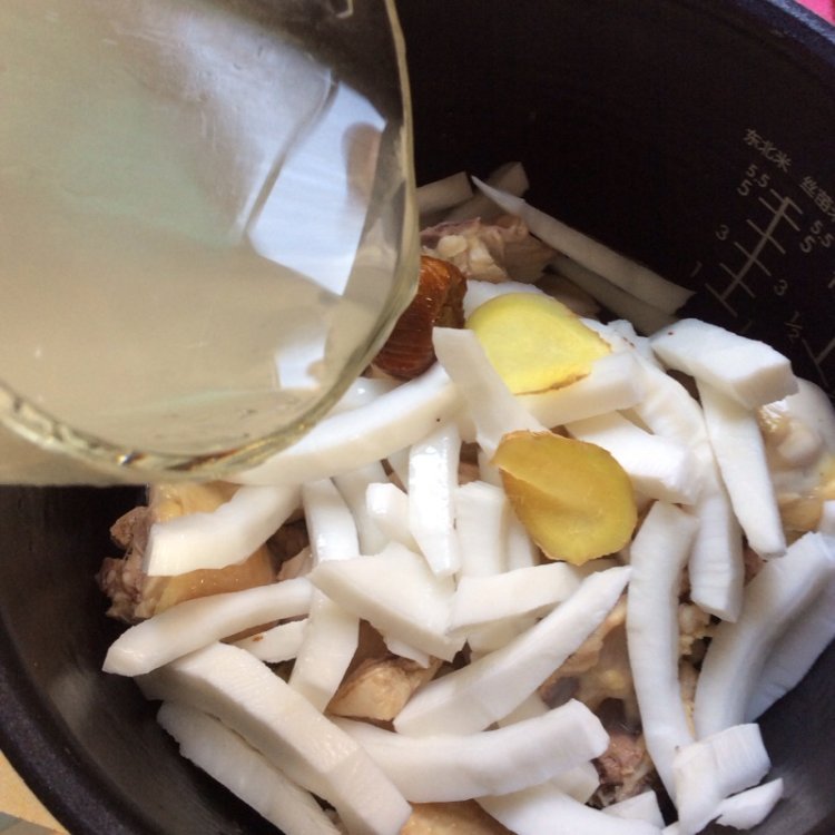 老椰煲鸡汤步骤7