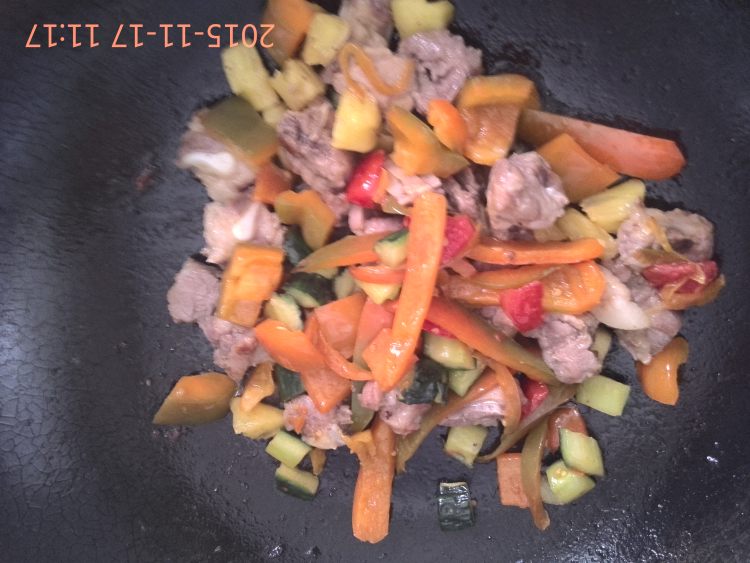 创意菠萝排骨肉丁步骤12