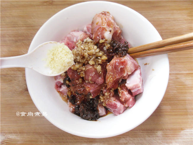 豉汁蒸排骨步骤4