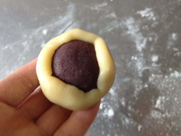 广式红豆沙月饼步骤6