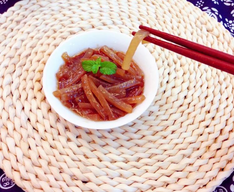 蚝油焖肉皮丝步骤7
