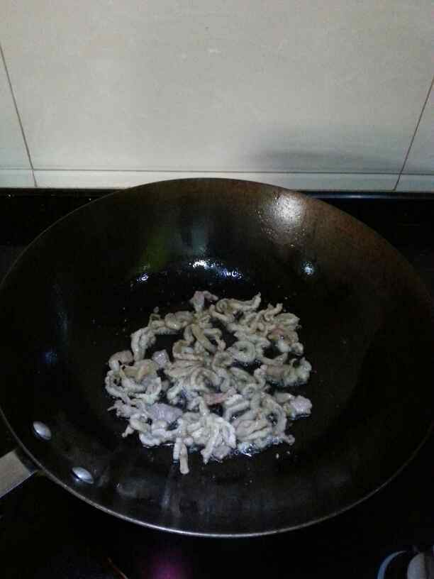 板筋肉炒豆角步骤4