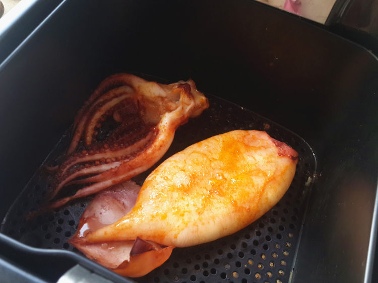 奥尔良烤鱿鱼步骤5