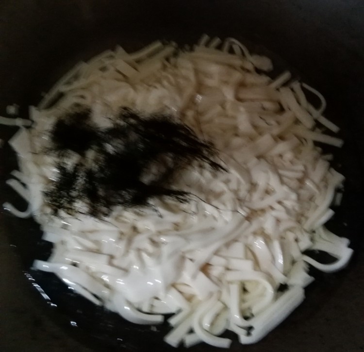 发菜火腿豆腐丝羹步骤6