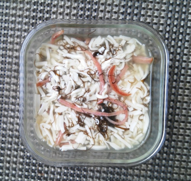 发菜火腿豆腐丝羹步骤9