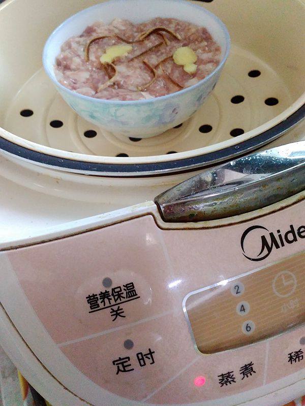 陈皮丝蒸肉饼步骤9