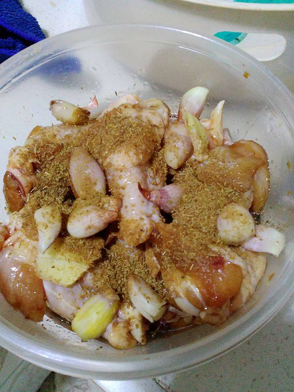 干葱孜然煎小鸡腿步骤4