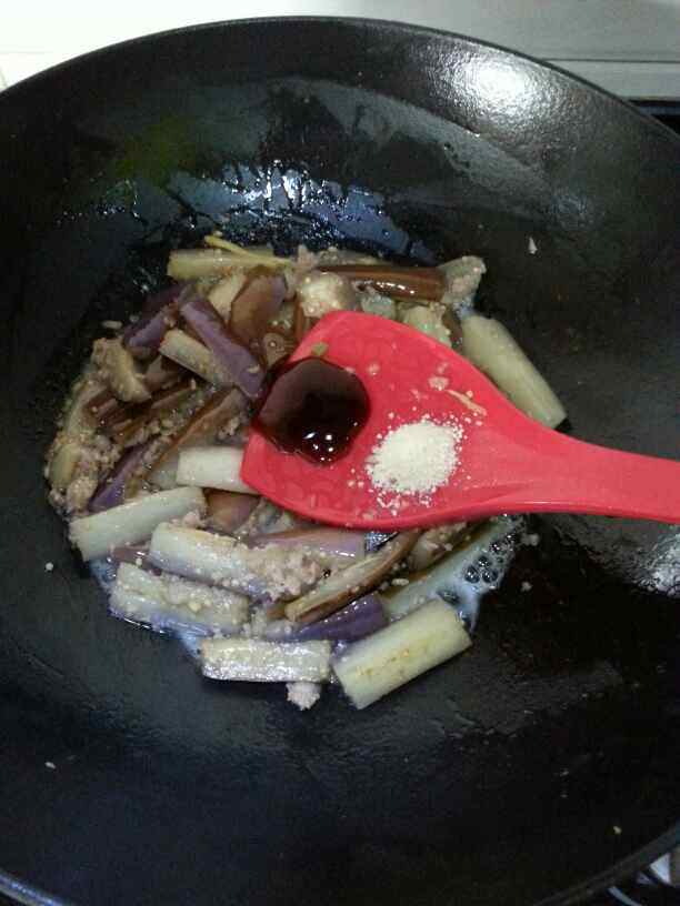 肉末茄条步骤8