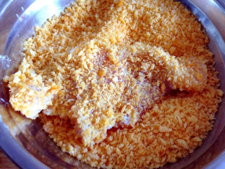酥炸猪扒步骤9