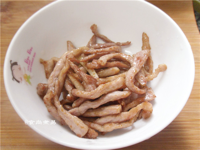 肉丝炒陈村粉步骤6