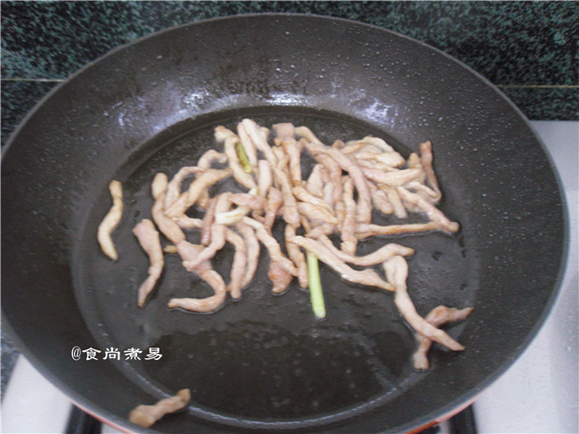 肉丝炒陈村粉步骤5