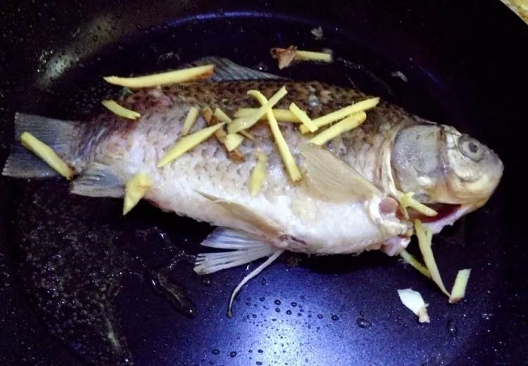 红焖鲫鱼步骤4