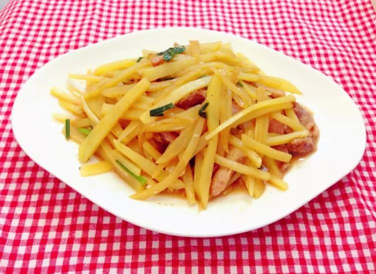 【儿童美食】肉片炒土步骤13