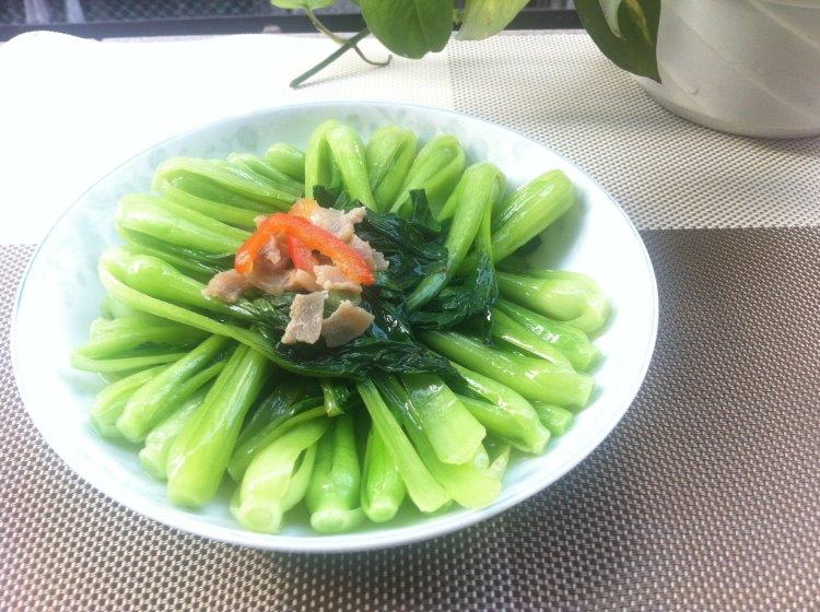 肥油小塘菜步骤6