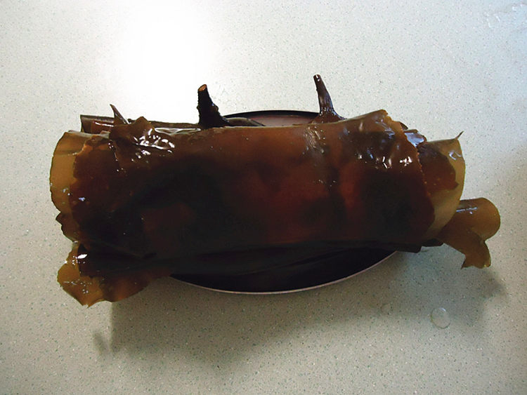 冻豆腐煲海带汤步骤3