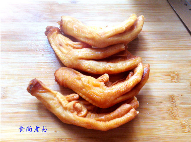 西兰花扣鹅掌步骤2
