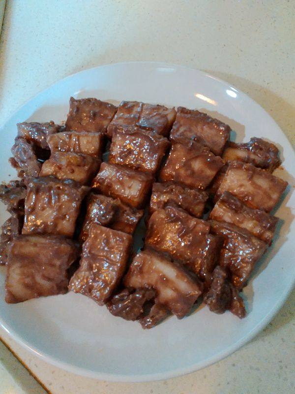 虾酱蒸烧肉步骤4