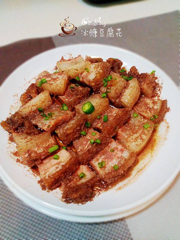 虾酱蒸烧肉步骤7