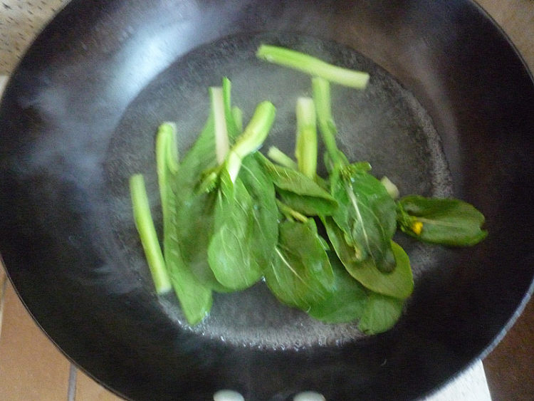 腊味菜心步骤5
