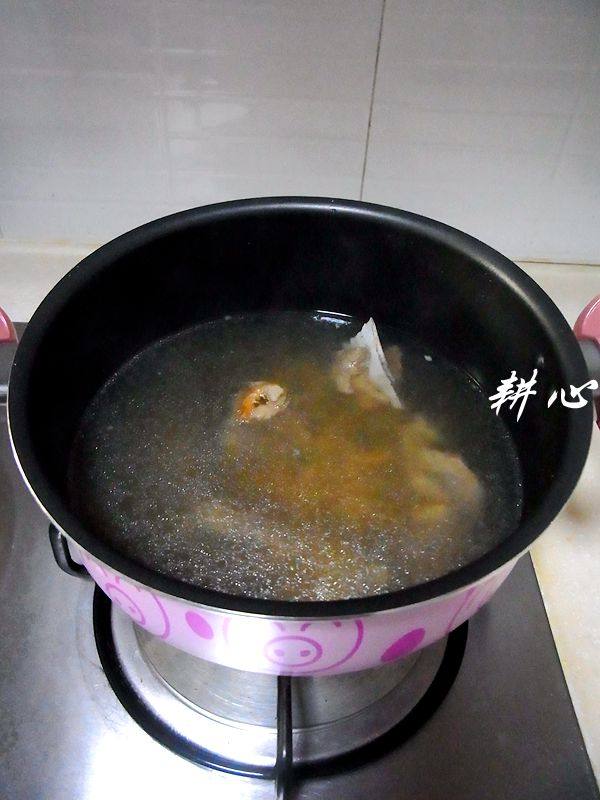 菌菇金钩汤步骤4