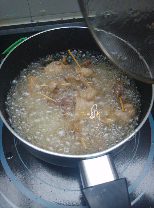 孜然牙签肉步骤5
