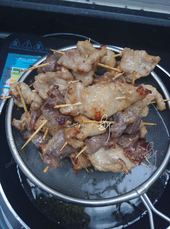 孜然牙签肉步骤6