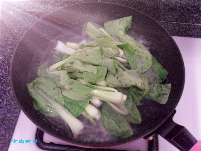 水煮小唐菜步骤7