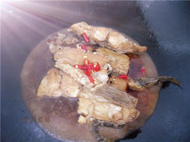 豆豉辣酱烧鱼块步骤7