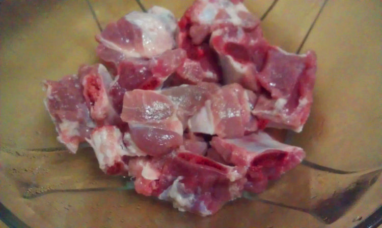 生啫排骨步骤1