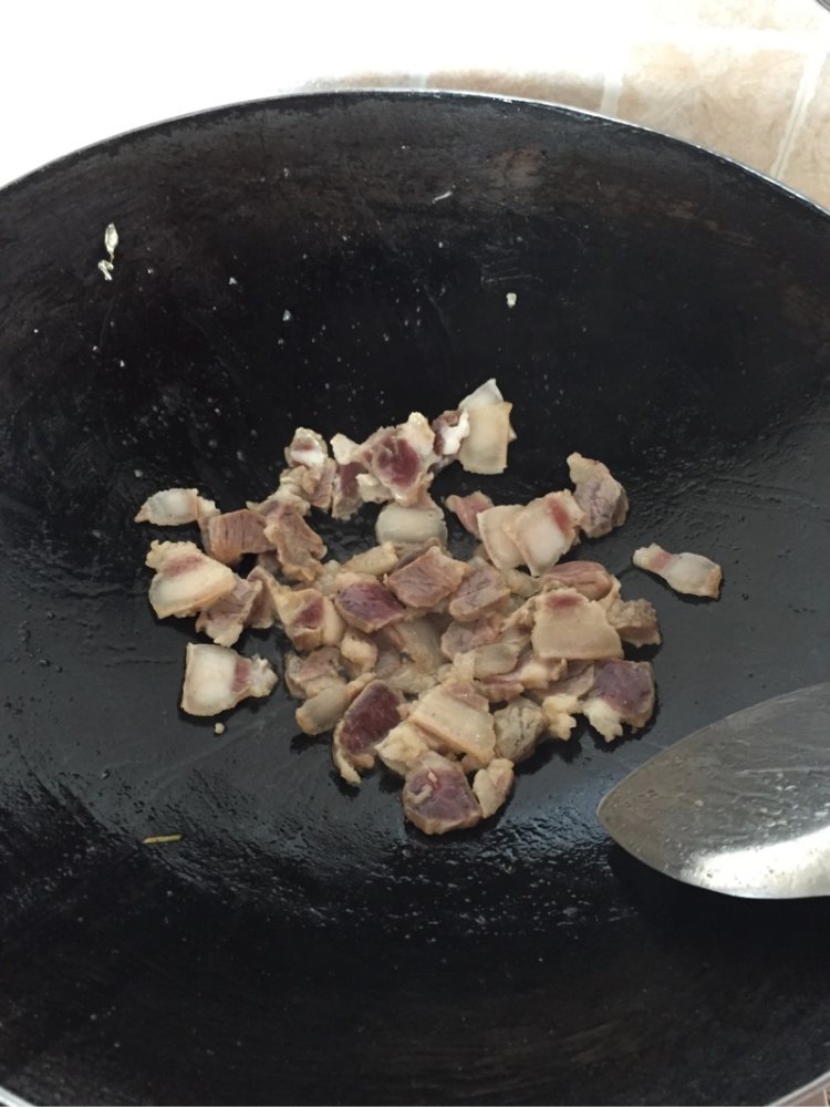 麦豆咸腊肉步骤3