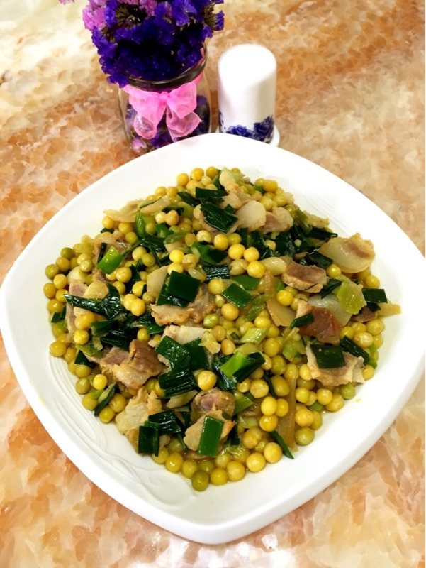 麦豆咸腊肉步骤7