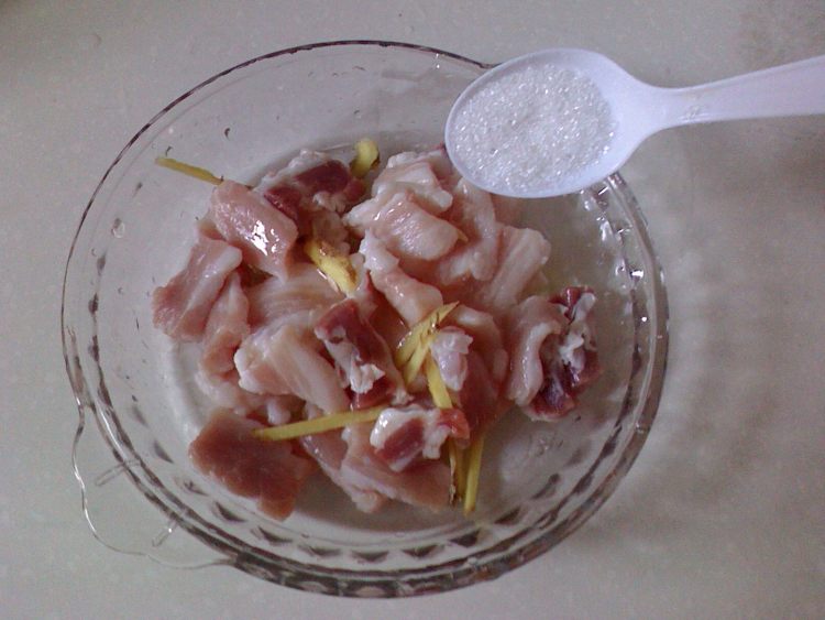 虾酱蒸猪肉步骤4