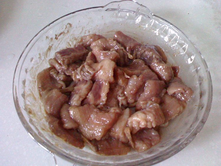 虾酱蒸猪肉步骤6