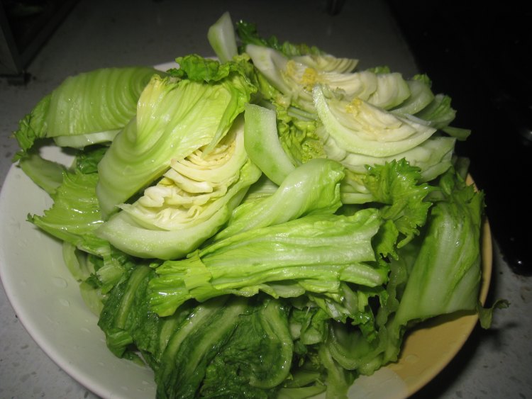 瘦肉滚芥菜步骤2