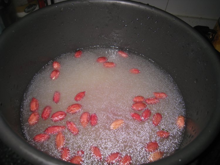 花生菜干胡萝卜粥步骤5