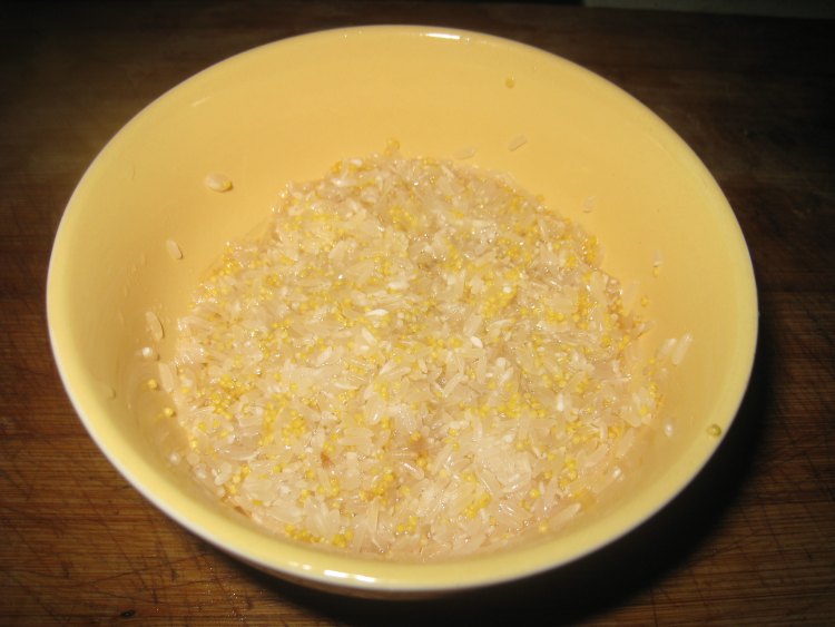 花生菜干胡萝卜粥步骤4